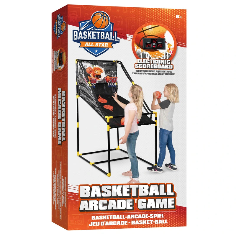 Double Shot Basketball Arcade Kids Basketball Set with Timer