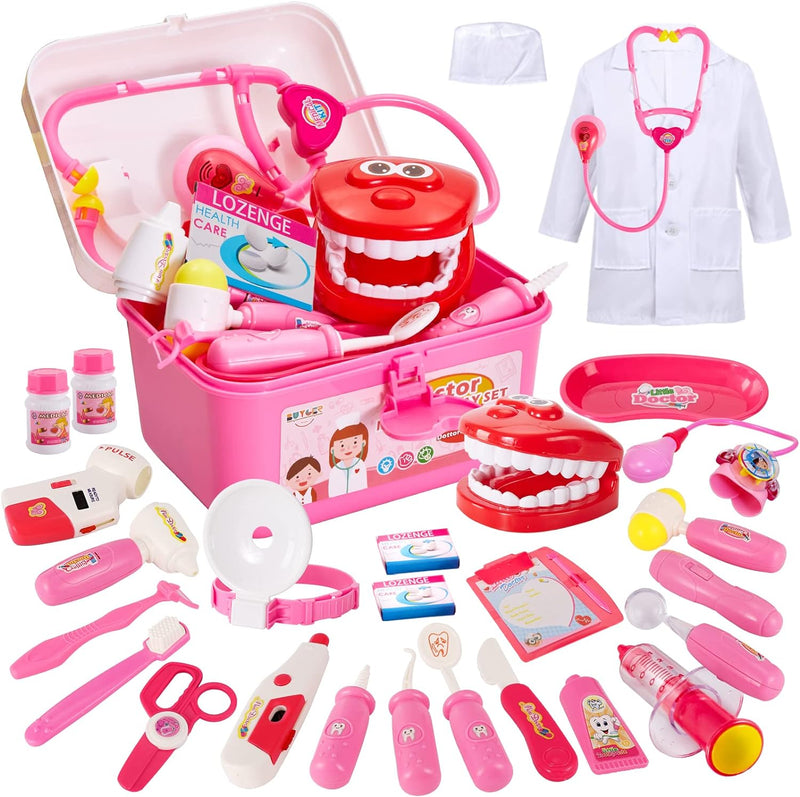 3 in 1 Kids Doctor Set - Full Children's Medical Accessories - Pretend Play Kit