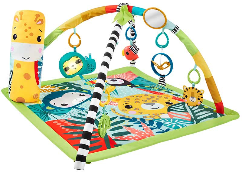 Fisher Price 3-in-1 Rainforest Sensory Baby Gym