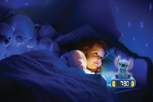 Lexibook Disney Classics Stitch Nightlight Alarm Clock