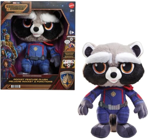 Marvel Guardians of The Galaxy Rocket Interactive Plush