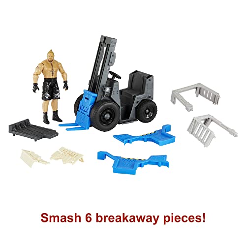 WWE Wrekkin Slam 'N Stack Forklift with Brock Lesnar Figure