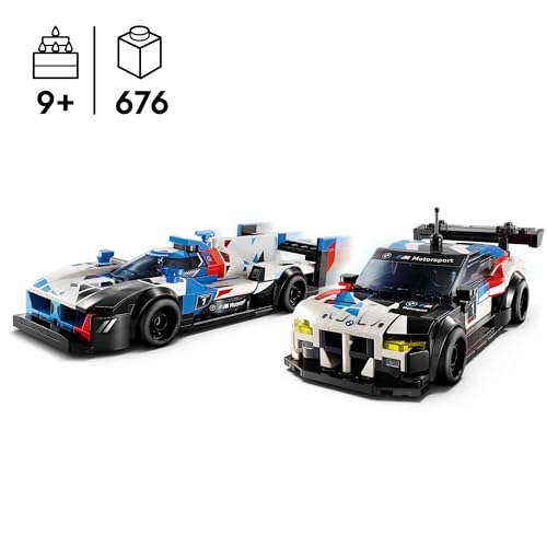 LEGO Speed Champions 76922 BMW M4 GT3 & BMW M Hybrid V8 Toy Cars Set