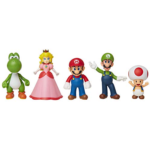 Nintendo Super Mario 6cm Figure 5 Pack Mario & Friends