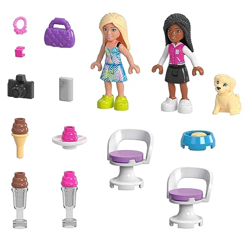 Mega Barbie Convertible & Ice Cream Stand Building Set