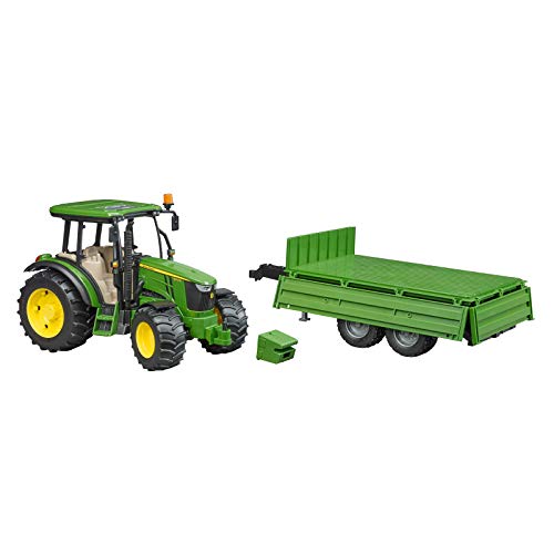 Bruder John Deere 1:16 5115M with Tipping Trailer