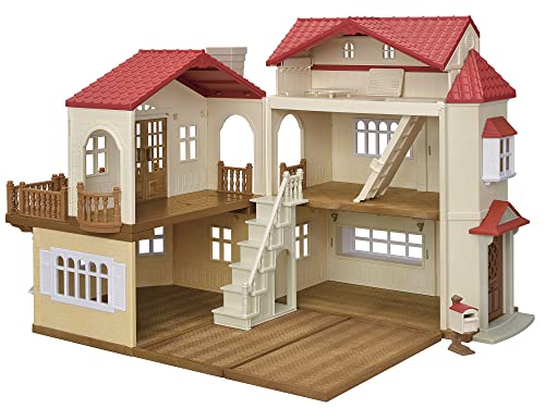 Sylvanian Families Red Roof Country Home Gift Set-Secret Attic Playroom