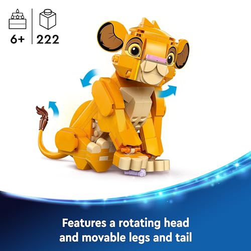 LEGO Disney 43243 The Lion King Simba Cub Building Toy