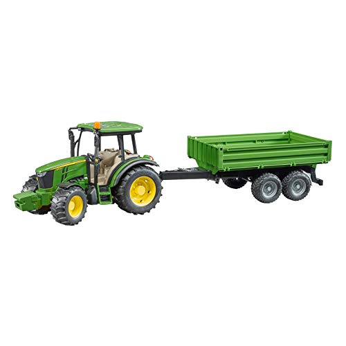 Bruder John Deere 1:16 5115M with Tipping Trailer