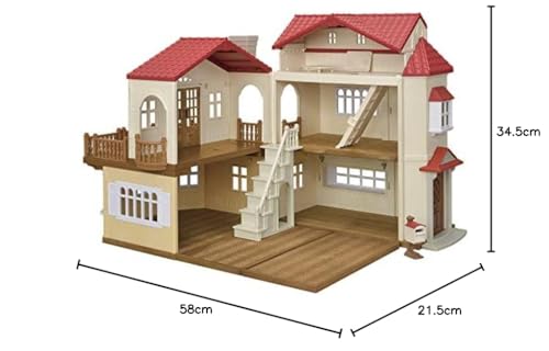 Sylvanian Families Red Roof Country Home Gift Set-Secret Attic Playroom