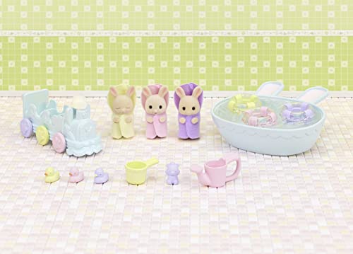 Sylvanian Families Triplets Baby Bathtime Set