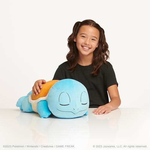 Pokémon 45cm Plush Sleeping Squirtle Soft Toy