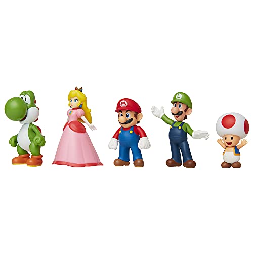 Nintendo Super Mario 6cm Figure 5 Pack Mario & Friends