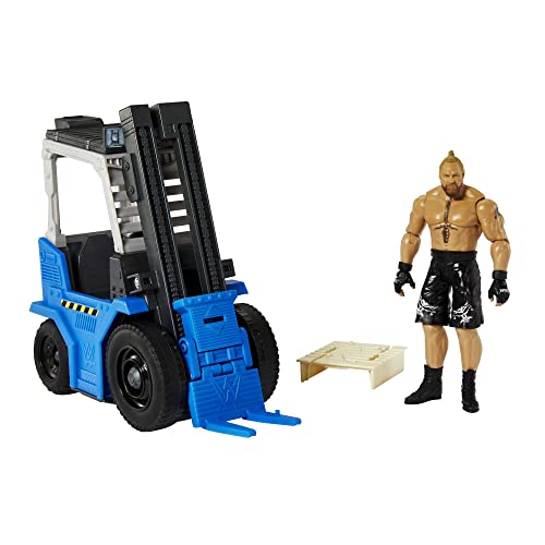 WWE Wrekkin Slam 'N Stack Forklift with Brock Lesnar Figure