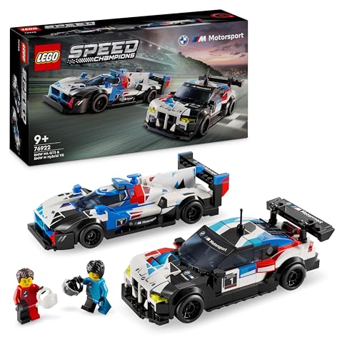 LEGO Speed Champions 76922 BMW M4 GT3 & BMW M Hybrid V8 Toy Cars Set