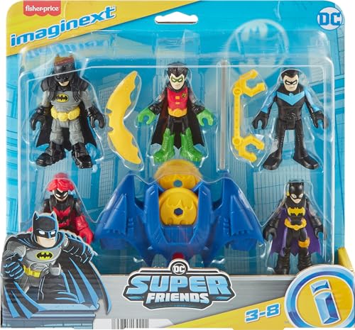 Imaginext DC Super Friends Batman's Bat Family Figure 5 Pack