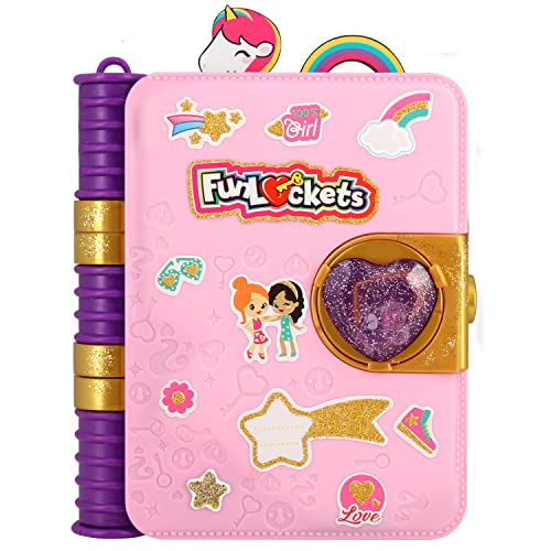 FunLockets Secret Diary Journal Glitter Edition