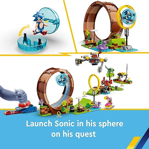 LEGO Sonic the Hedgehog 76994 Sonic’s Green Hill Zone Loop Challenge Set