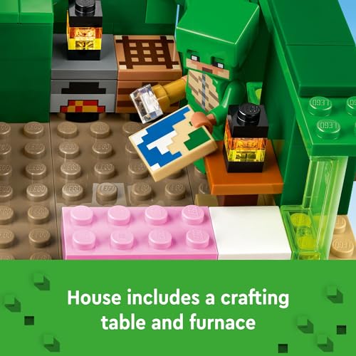 LEGO Minecraft 21254 The Turtle Beach House Toy Set