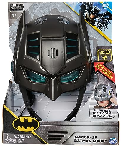 DC Comics Armor-Up Batman Mask with Visor and Lights and Sounds