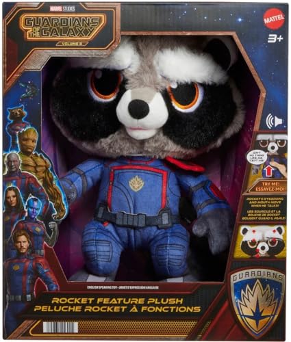 Marvel Guardians of The Galaxy Rocket Interactive Plush