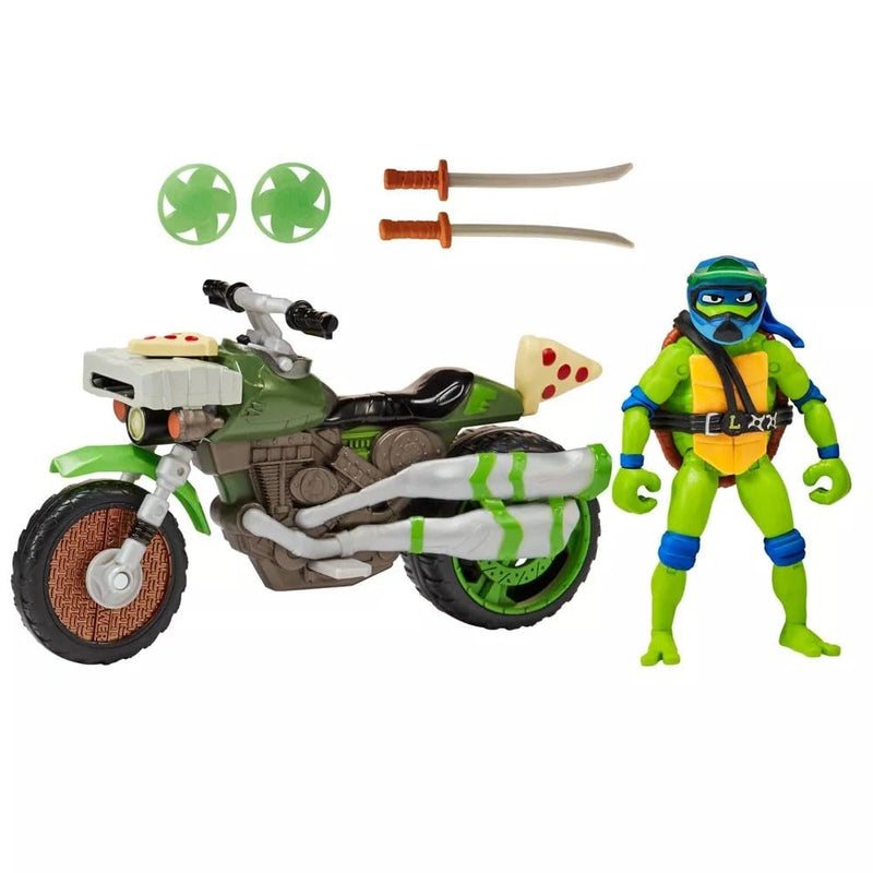 Teenage Mutant Ninja Turtles Mutant Mayhem - Ninja Kick Cycle with Leonardo