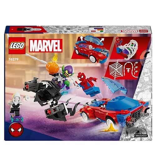 LEGO Marvel 76279 Spider-Man Race Car & Venom Green Goblin Set