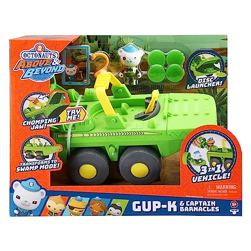 Octonauts Above & Beyond Gup-K & Captain Barnacle Swamp Speeder