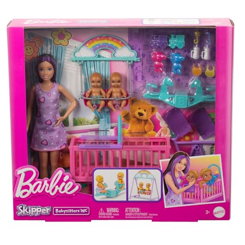 Barbie Skipper Babysitter Doll and Nursery Playset