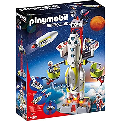 Playmobil 9488 Space Mars Mission Rocket with Launch Site with Lights and Sound