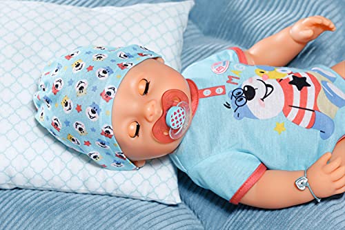 BABY born 43cm Magic Boy - Light Blue Outfit