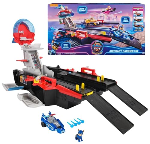 PAW Patrol: The Mighty Movie Aircraft Carrier HQ Playset