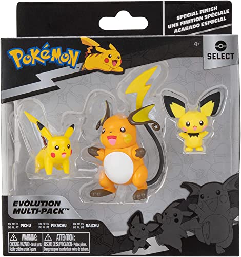 Pokémon Select Evolution Multipack (Pichu, Pikachu & Raichu)