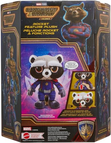 Marvel Guardians of The Galaxy Rocket Interactive Plush