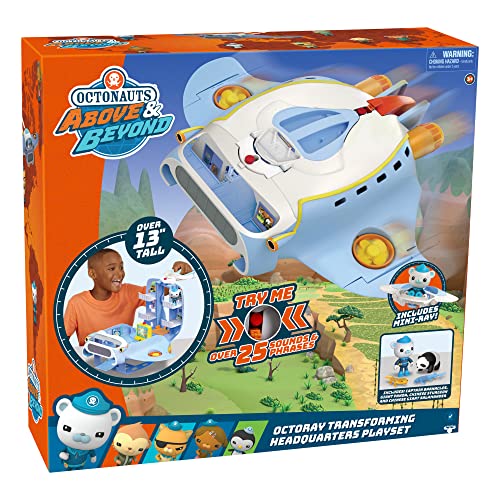 Octonauts Above & Beyond Octoray Transforming Playset with Lights and Sounds