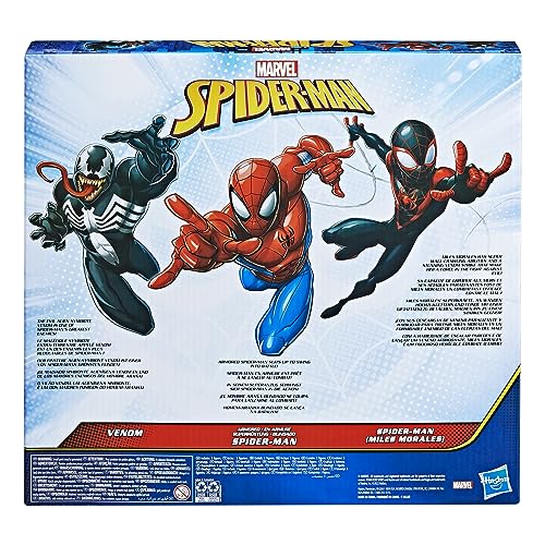 Marvel Spider-Man Titan Hero Series Miles Morales, Spider-Man and Venom