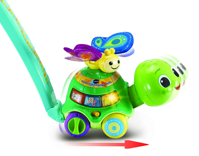 VTech 2-in-1 Push & Discover Turtle