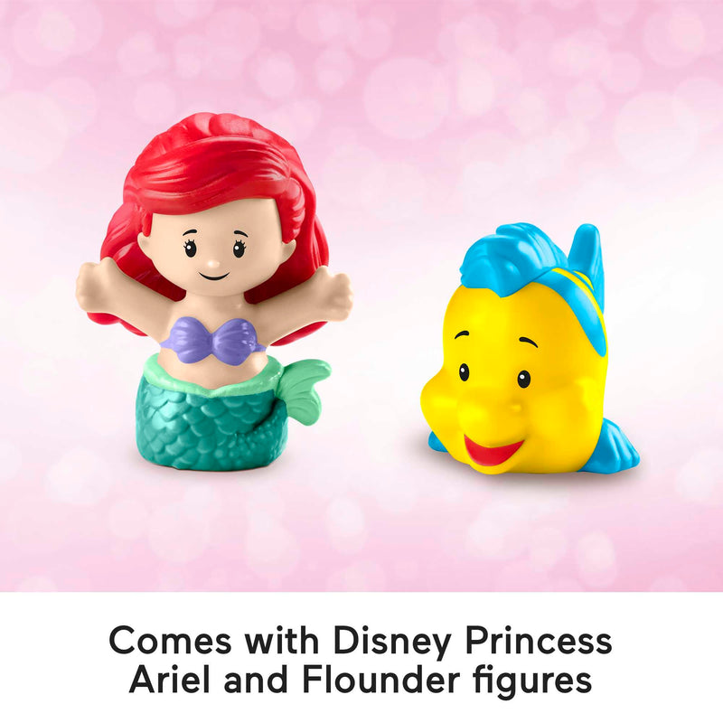 Fisher-Price Disney Princess Little People Ariel’s Light-Up Sea Carriage playset