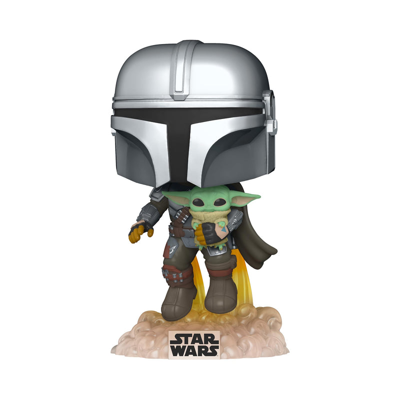 POP! Vinyl 402: Star Wars: The Mandalorian - Mando Flying with Jet Pack