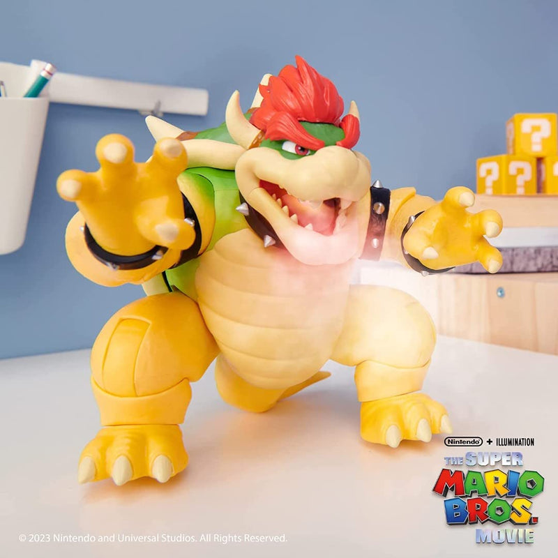 The Super Mario Bros. Movie Bowser 18cm Fire Breathing Figure