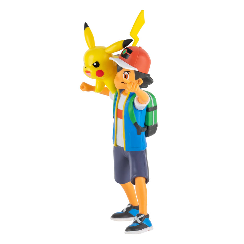 Pokémon 11cm Battle Feature Figure Ash & Pikachu