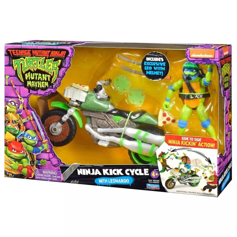 Teenage Mutant Ninja Turtles Mutant Mayhem - Ninja Kick Cycle with Leonardo