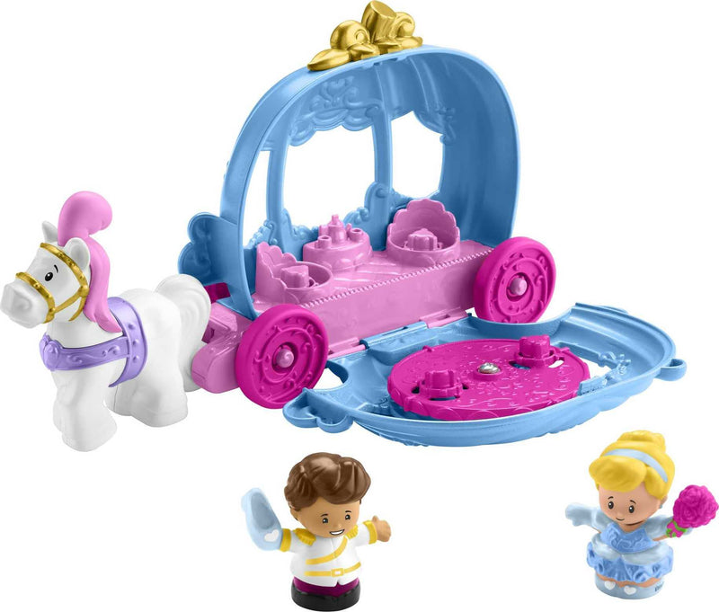 Fisher-Price Little People Disney Princess Cinderella's Dancing Carriage Set