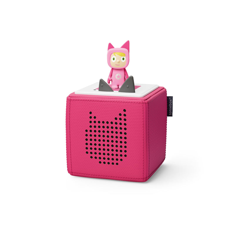 Tonies Toniebox Starter Set Audio Speaker for Kids – Pink