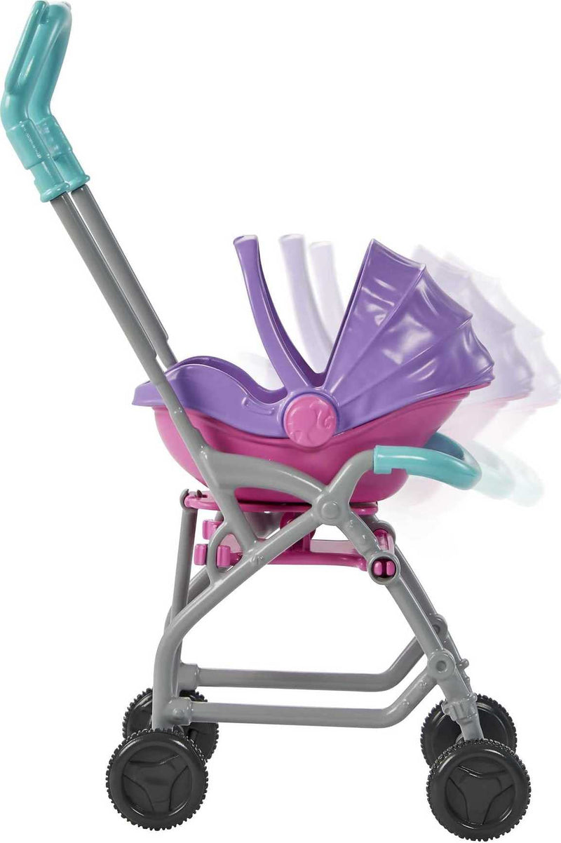 Barbie Skipper Babysitters Pushchair and 2 Dolls Playset