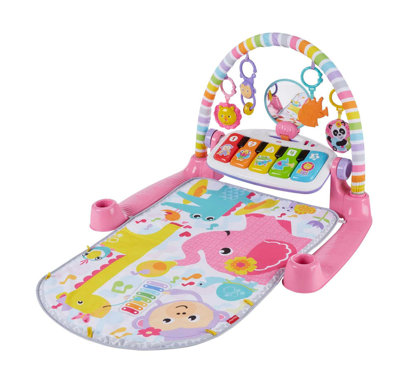 Fisher-Price Deluxe Kick & Play Piano Baby Play Mat Pink