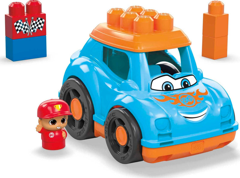 Mega Bloks Lil Vehicles Ricky Race Car