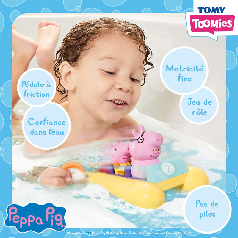 TOMY Toomies Peppa Pig Pedalo Bath Toy