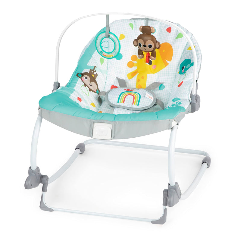 Bright Starts Infant to Toddler Baby Rocker Wild Vibes