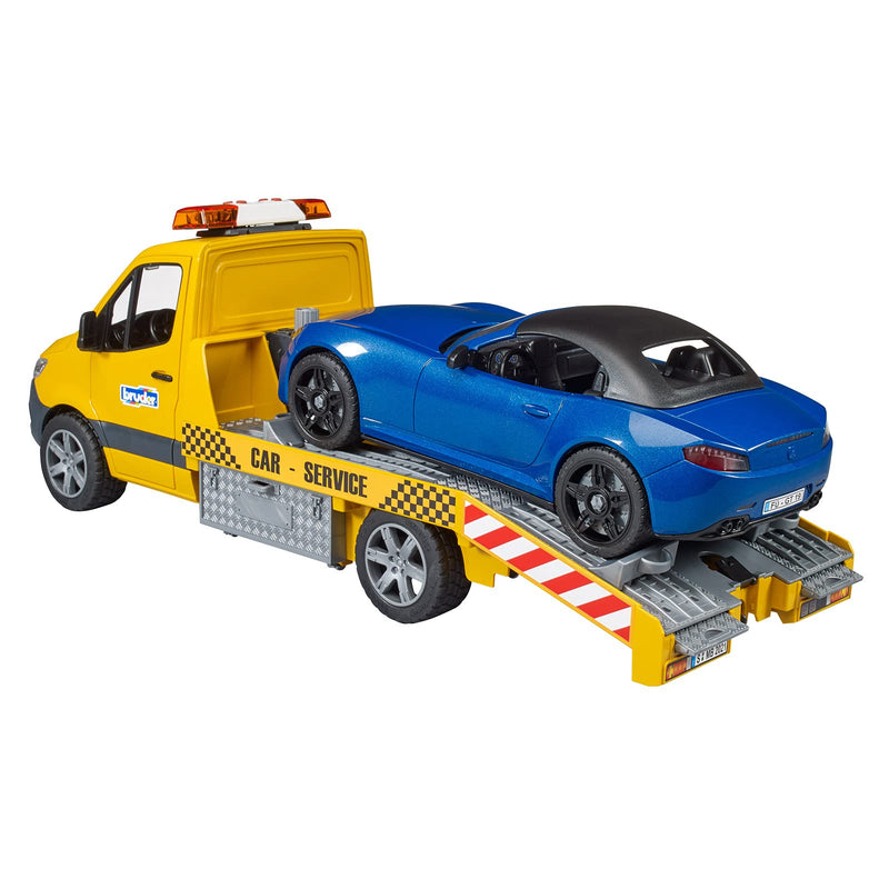 Bruder Mercedes-Benz Sprinter Car Transporter with Roadster Vehicle